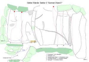 Gelbe Wände - Sektor Sonnenwandl