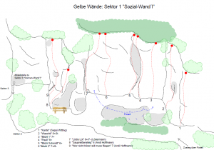 Gelbe Wände - Sektor Sozialwandll