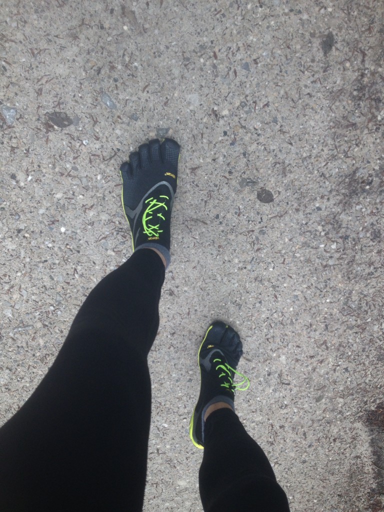 Vibram Fivefinger Bikila Evo beim Joggen