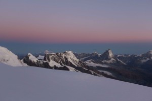 Morgenstimmung Dufourspitze