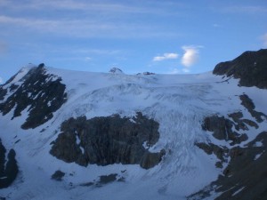 Sulzenaugletscher - unser Weg ganz am Rand rechts