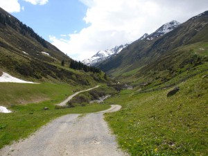 Zustieg Taschach Hütte